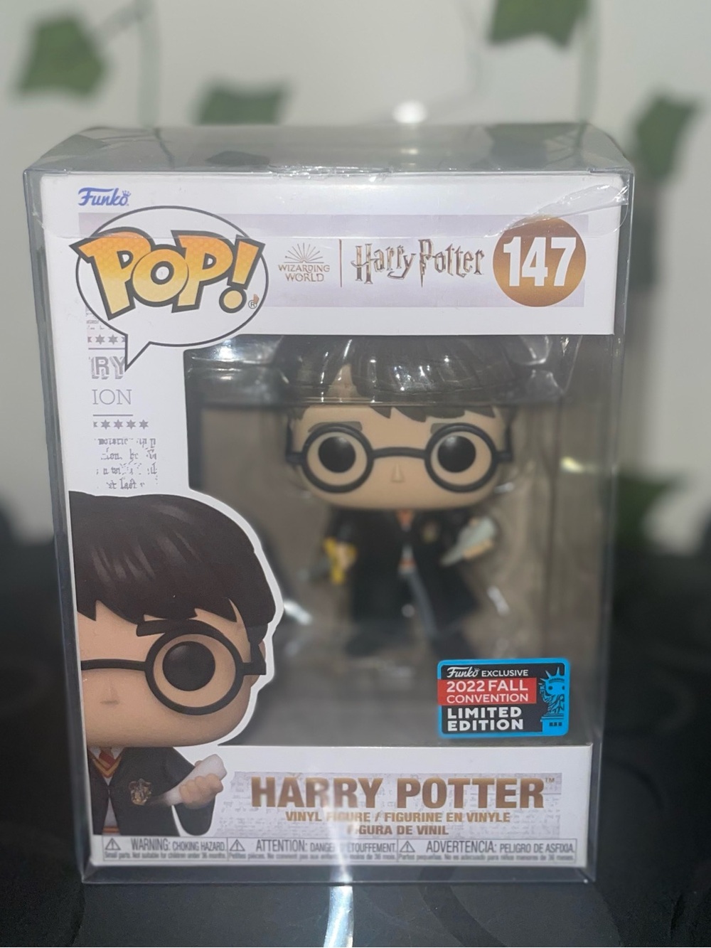 Funko Harry Potter Vinyl Figure with Black Robe and Gold Accents